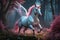 Fantasy Legends: AI-Generated Mythical Creatures, Spotlighting Graceful Unicorns