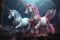 Fantasy Legends: AI-Generated Mythical Creatures, Spotlighting Graceful Unicorns