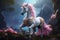 Fantasy Legends: AI-Generated Mythical Creatures, Spotlighting Graceful Unicorns