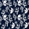 Fantasy marine design. Cute underwater ocean seamless pattern with fish and coral.