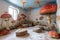 Fantasy mushroom wonderland room