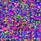 Fantasy neon glitch colorful shiny stars