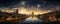 Fantasy paris eifel tower in night city landscape