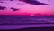 Fantasy sunset over seamlessly looped ocean. Nice sunset on the beach. View of sunset over the sea water.