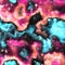 Fantasy surreal orange pink and blue background in marble