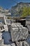 Fantiscritti marble quarry museum. Apuan alps. Tuscany. Italy