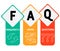 FAQ - Frequently asked questions acronym, business   concept.