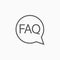 FAQ icon, speak, speech, question