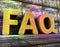 Faq Online Means World Wide Web And Advisor