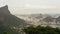 Far away view of Inner City with Christ the Redeemer Statue