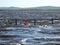 Far East of Russia. Amur river. Flooding in the Khabarovsk Territory.