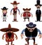 Far west cartoon characters