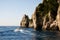 Faraglioni Rock formation on island Capri, Italy