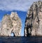 Faraglioni Rocks at the Italian Island of Capri