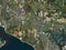 Fareham, England - Great Britain. High-res satellite. No legend