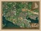 Fareham, England - Great Britain. Low-res satellite. Major citie