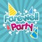 Farewell Party Illustration Vector Art Logo Template and Illustration