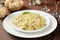 Farfalle in creamy pesto sauce