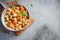 Farfalle pasta with chicken