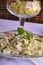 Farfalle pasta dish