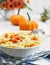 Farfalle with pumpkin and parmesan