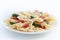 Farfalle, tomato and asparagus salad