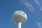 FARGO, NORTH DAKOTA - 30 SEPT 20212:  Closeup of one of the many water towers in the upper midwest city
