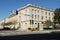 FARGO, NORTH DAKOTA - 4 OCT 2021: The Quentin N. Burdick U.S. Courthouse, at the corner of First Avenue and Roberts Street