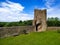 Farleigh Hungerford Castle ruined tower and garden