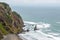 Farley Point, Mercer Bay from Comans Track lookout at Karekare, Auckland, NZ