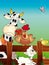 Farm animal cartoon