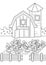 Farm Barn Animal Coloring Pages A4 for Kids and Adult