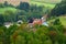 Farm buildings located below Mauthausen