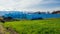 farm at central alps mountain, Matsumoto