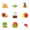 Farm, ecology, vitaminsand other web icon in cartoon style .Fertilizer, garden, farm, icons in set collection.