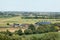 Farm in the European landscape for the Dutch polder landscape