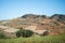 Farm fields with chili and rice growing in Shan state, Myanmar