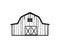 farm house or barn agriculture crop vector logo design