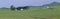 Farm House and Barn in Spring, Route 1 near Cambria, California