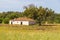 Farm house with wheat plantation and trees in Vale Seco, Santia