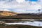 Farm in a Majestic Mountain Setting in Iceland in Autumn