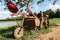 farm motocoltivatore (Sri Lankan landmaster) stock image