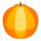 Farm pumpkin icon, isometric style