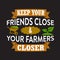 Farm Quote and Saying good for print design