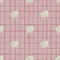 Farm seamless animal pattern with sheep simple elements. Pink pale chequered background. Stylized village cartoon print