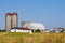 Farm silo and barn