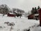 A farm snowy