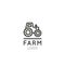 Farm Symbol, Country Concept, Tractor, Countryside Car