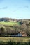 Farm in Wealden in winter, East Sussex, England