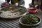 Farm workers sorting fresh pepper peppercorns in kampot cambodia